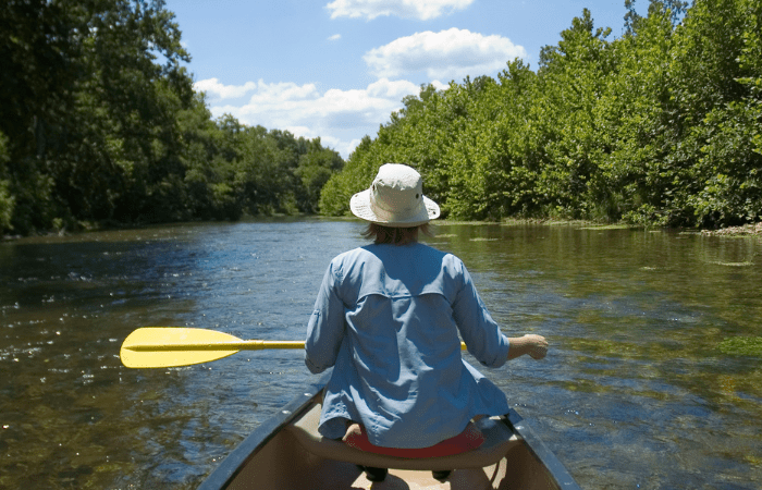 canoeing on the dordogne river