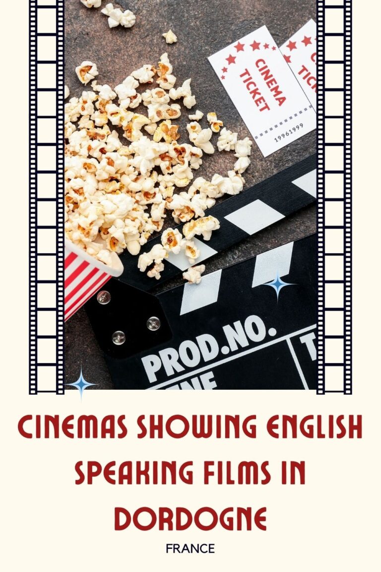 Cinemas showing english speaking films in Dordogne - Dordogne Vie